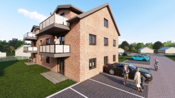 Neubau 3-Zimmerwohnung in Bexhövede, 27612 Loxstedt, Etagenwohnung