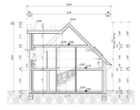 Moderne Neubau-Doppelhaushälfte mit Gartenanteil und zwei Stellplätzen - Schnitt