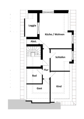 Großzügige 4-Zimmer-Wohnung mit Loggia, 27612 Loxstedt, Etagenwohnung
